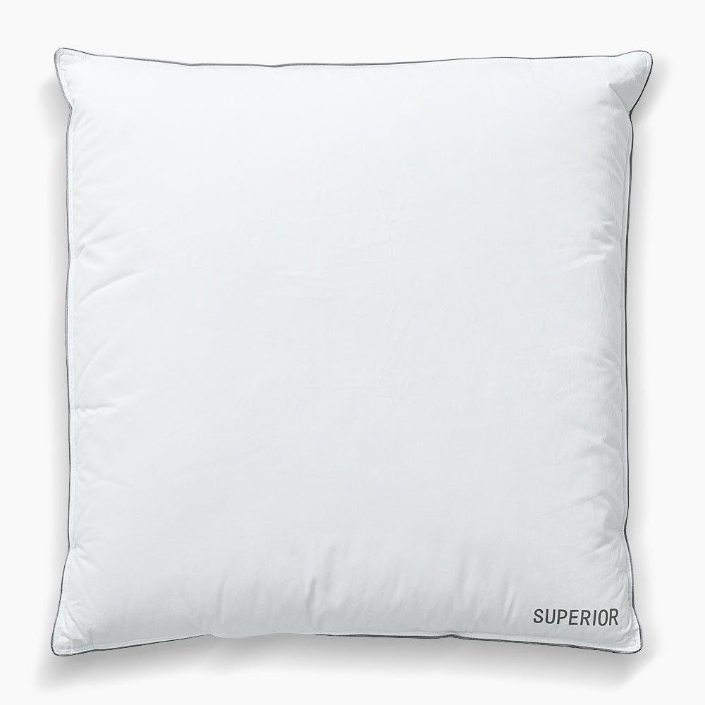 3-Kammer-Kopfkissen RIBECO 3-Kammerkopfkissen Superior, RIBECO, Füllung: weiße Gans 100% Daunen, Bezug: 100% Baumwolle, jeder Schlaftyp, Kissen, optimaler Liegekomfort, kompakt, Federkissen. Daunenkissen, Made in Germany, 3 Kammerkopfkissen