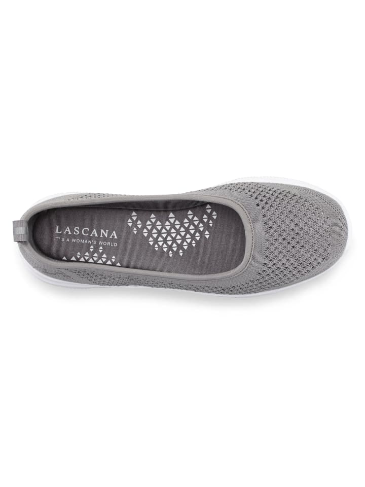 LASCANA Ballerina in grau günstig kaufen
