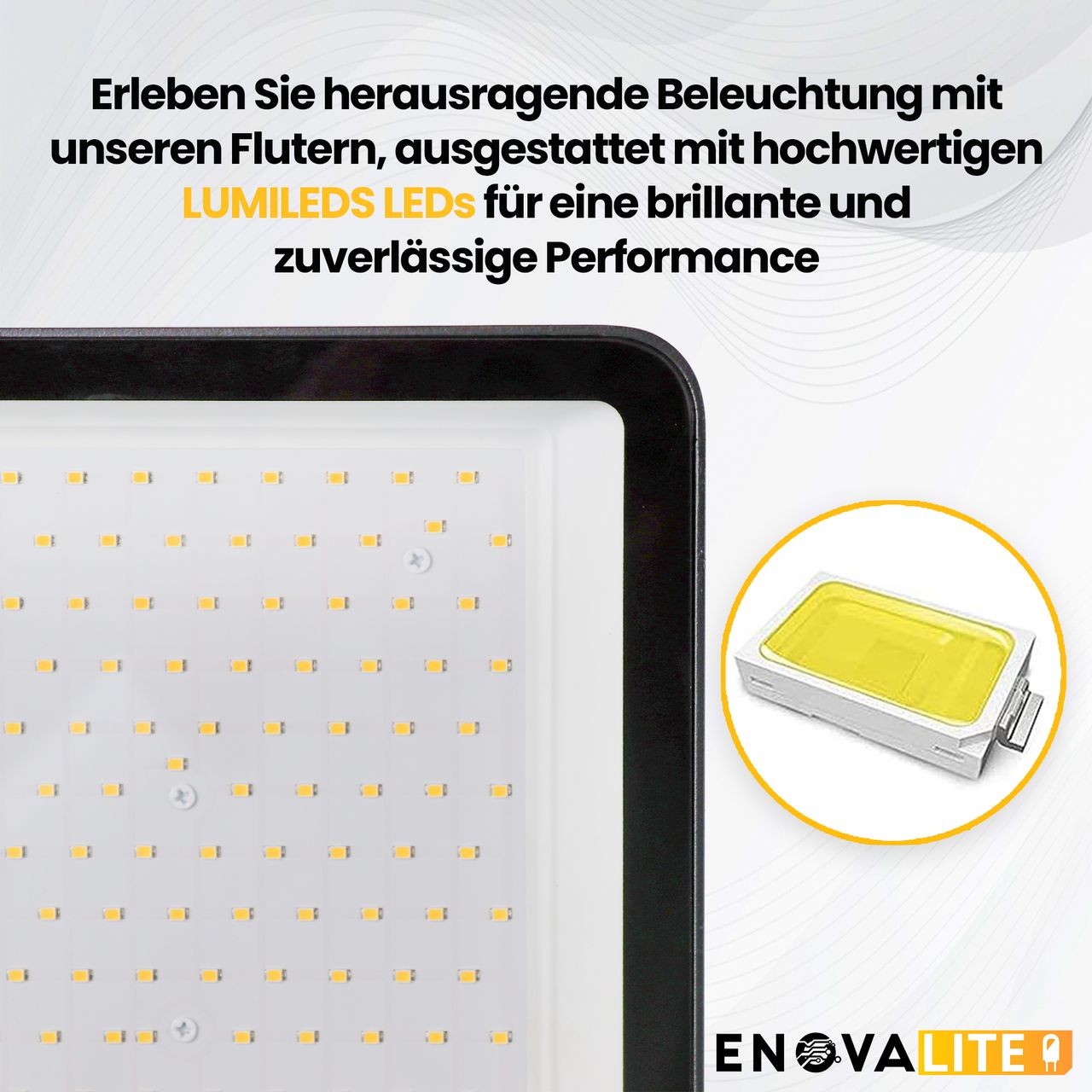 ENOVALITE LED-Fluter, 200 W, 4000 K