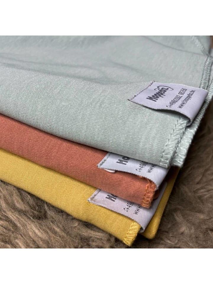 Hoppediz Babydecke Pucktuch in curry günstig kaufen 90 x 90 cm