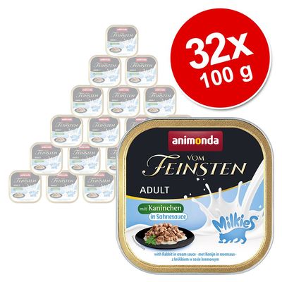 Sparpaket Animonda Vom Feinsten Adult Milkies in Sauce 32 x 100 g