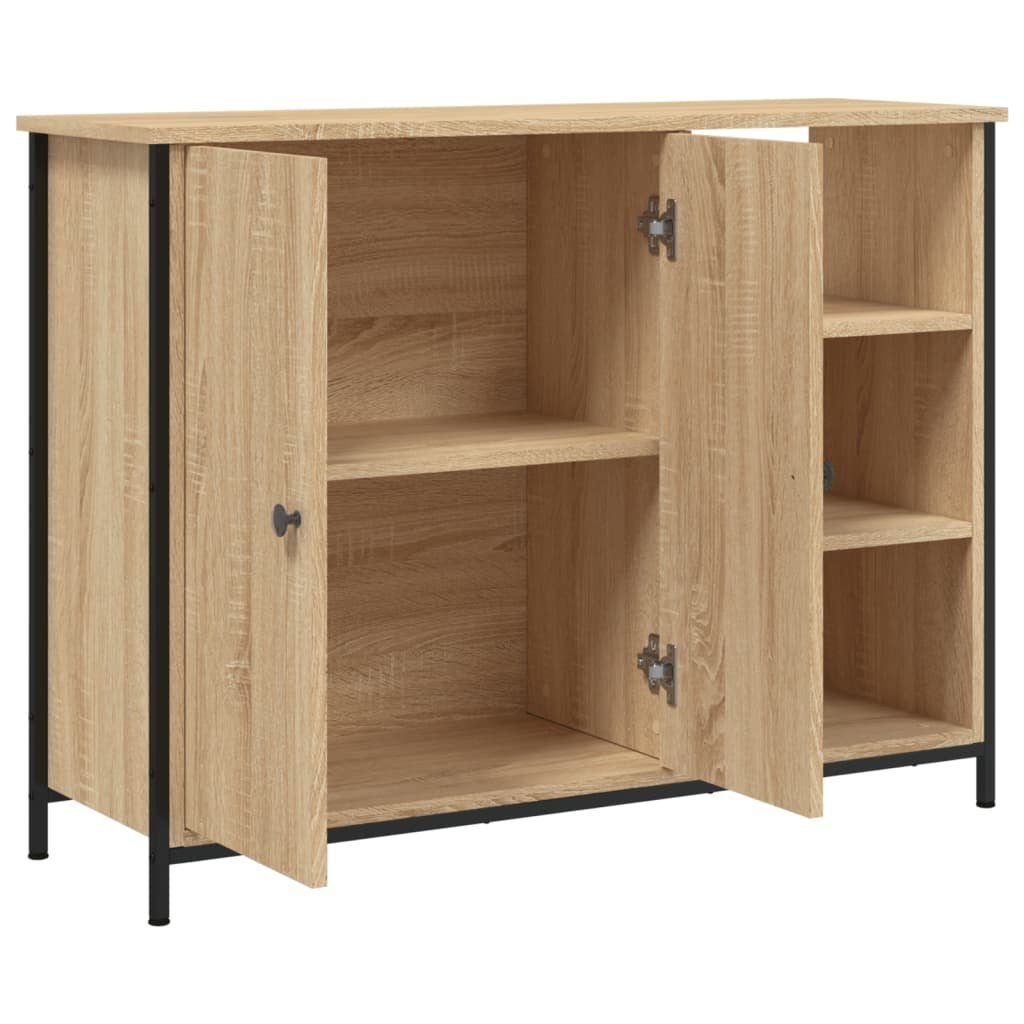 vidaXL Sideboard Sideboard Sonoma-Eiche 100x33x75 cm Holzwerkstoff (1 St)