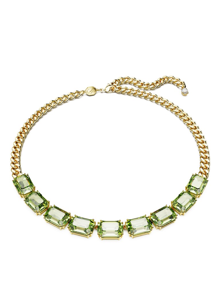 Collana girocollo Swarovski Millenia placcata in oro