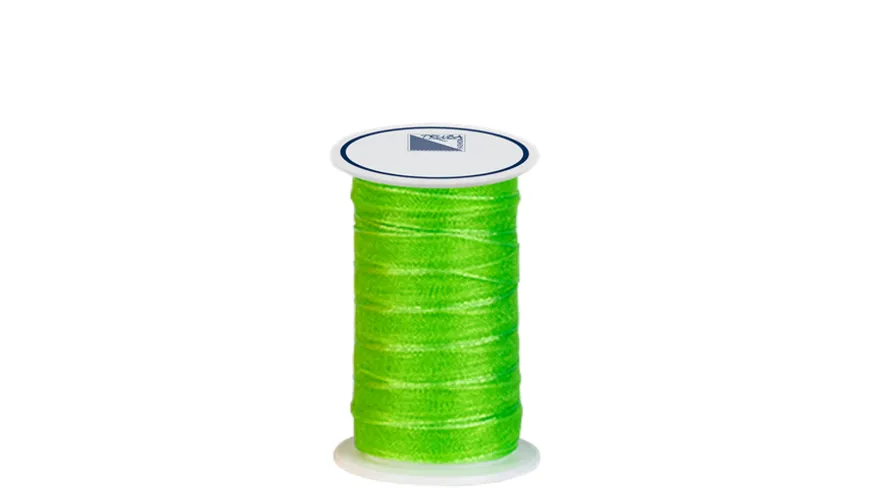 TRUBA Chiffonband mit Webkante 7mm x 5m grün 5 m