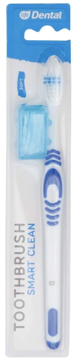 Life Dental Smart Clean Μαλακή Οδοντόβουρτσα Μπλε