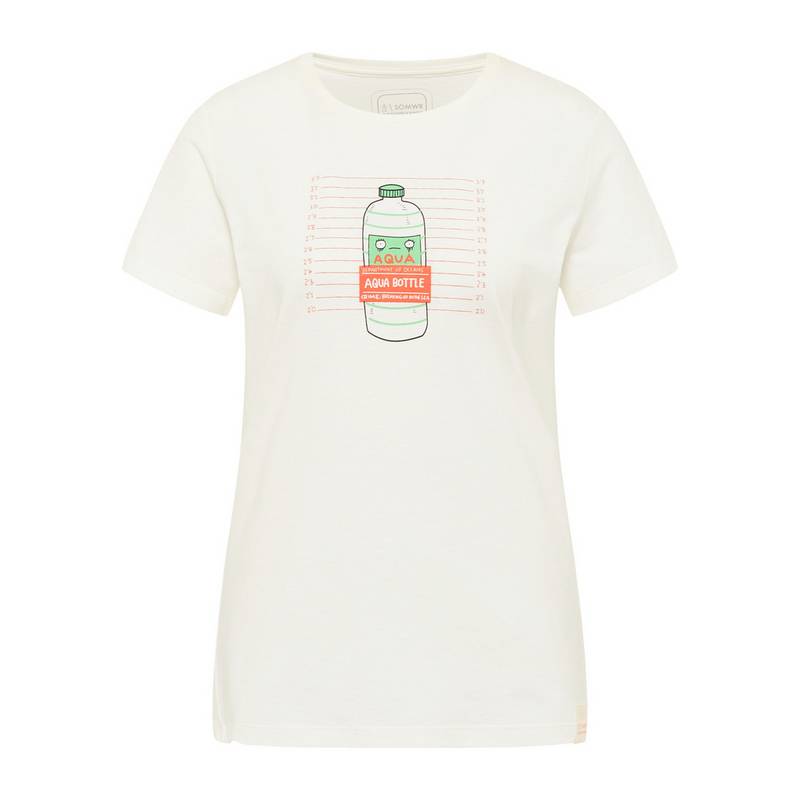 SOMWR T-Shirt With Aqua Bottle Print T-Shirt Damen