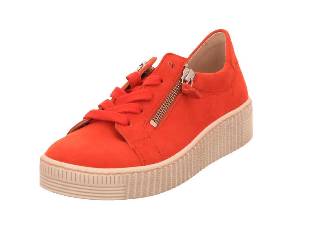 GABOR Freizeit Schnürer orange Gabor Fashion Sneaker low 43.334.33 oran