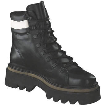 Alpe Woman Schnür Boots in schwarz