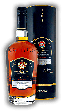 Havana Club Gran Reserva 15 Anos Havana Club Gran Reserva 15 Anos Ein klassisch gereifter Rum - ein großartiges Geschmackserlebnis. Alter 15 J. - 0,7	 Liter - Vol 40%