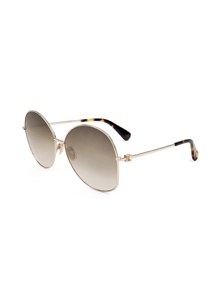 MaxMara Damen-Sonnenbrille in Gold/ Khaki günstig kaufen 60