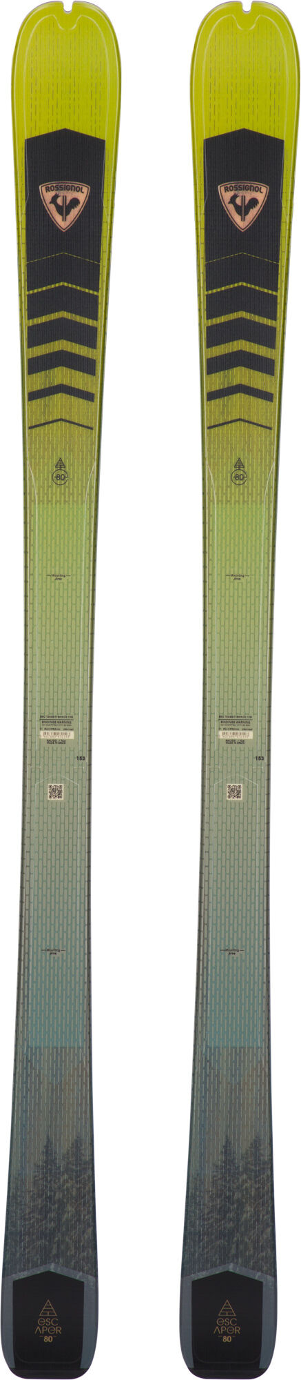 Skis de randonnée homme ESCAPER 80 OPEN