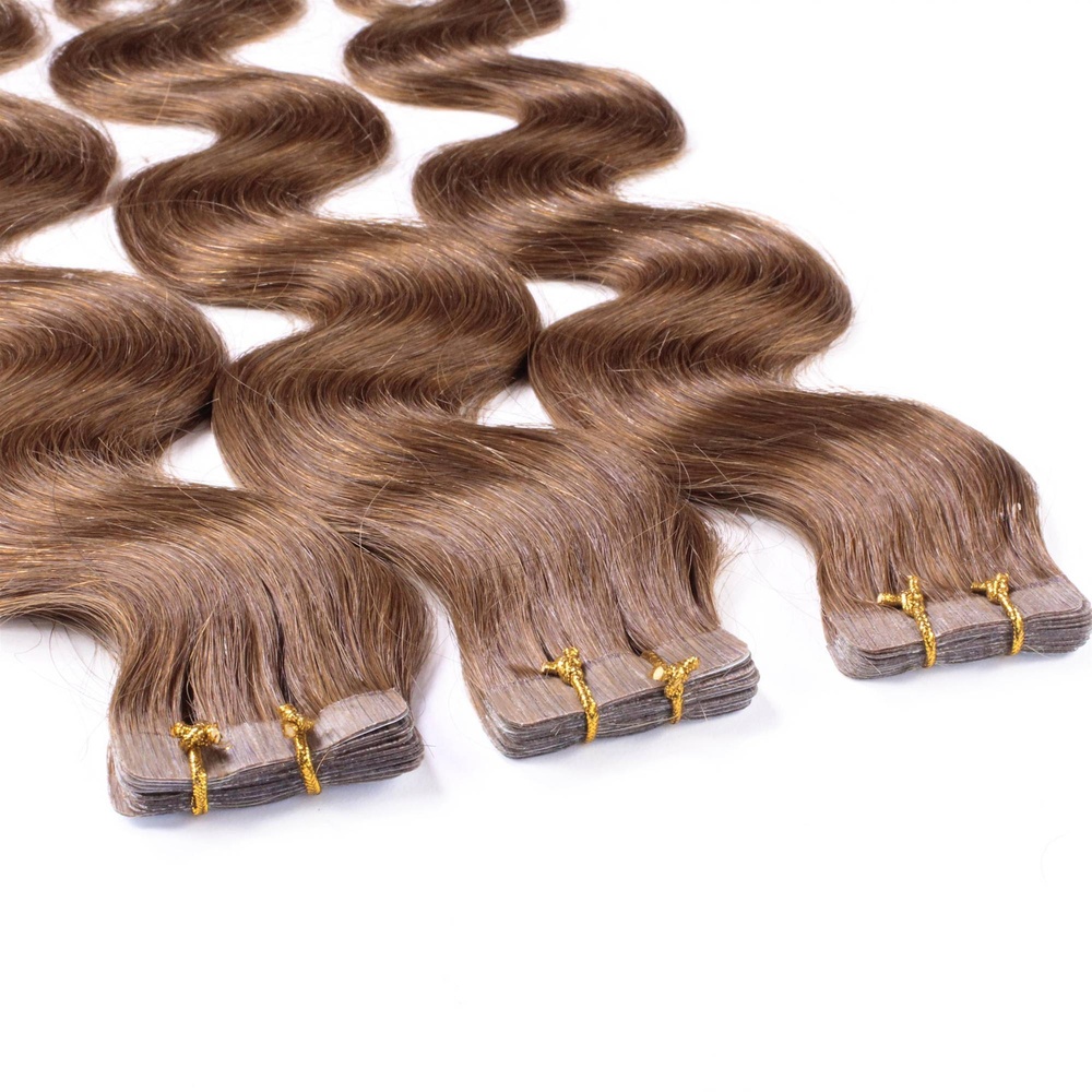 hair2heart Extensions adhésives cheveux naturels #10 blond balayage extensions