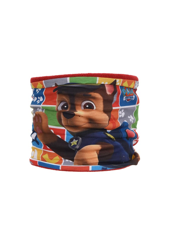 Paw Patrol 2tlg. Set: Schal und Handschuhe Chase Marshall Rubble in Rot günstig kaufen onesize