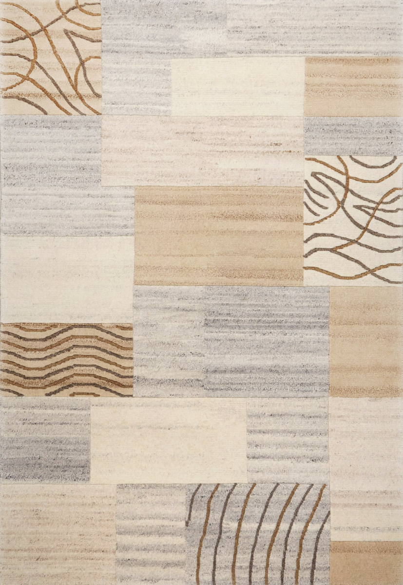 Teppich aus Indien Nakarta Grey 60 x 90 cm