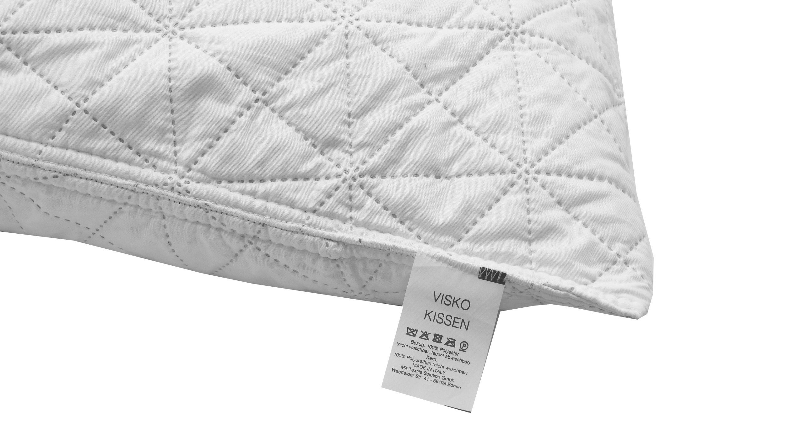 Nackenstützkissen, RELAXSAN, Seiten-, Bauch- und Rückenschläfer, Visco Kopfkissen 45x75cm Memory Foam Kissen Viscoschaum