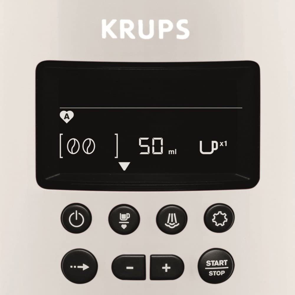Krups Kaffeevollautomat EA8161 Espresso Kaf­fee­voll­au­to­mat INKLUSIVE XS6000 Pisa weiß