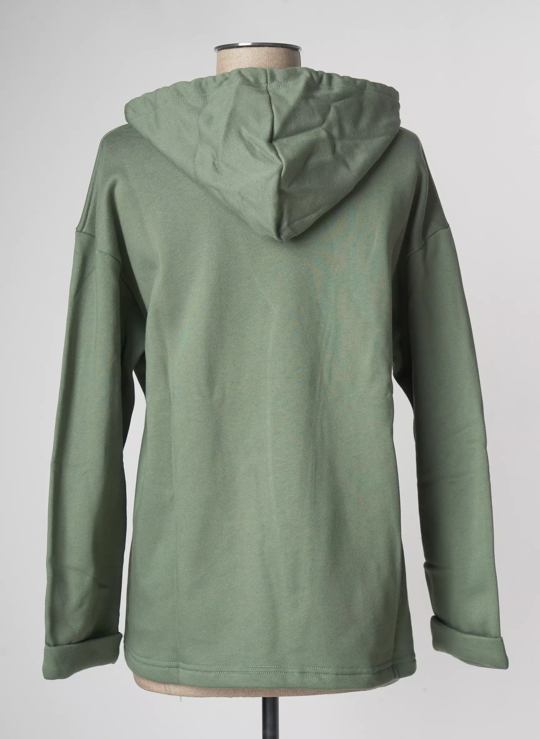 Lazy   Cosy Sweat Capuche Femme couleur vert