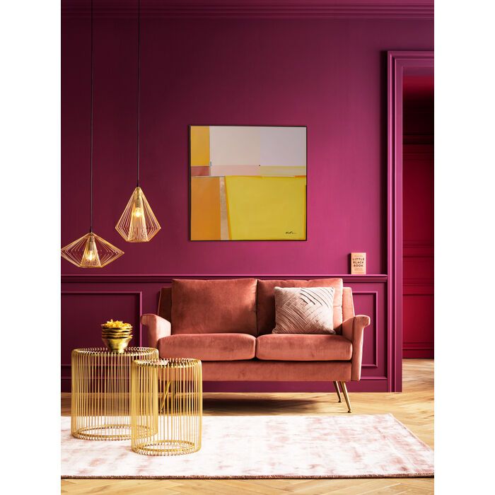 KARE Bild Shapes Gelb
