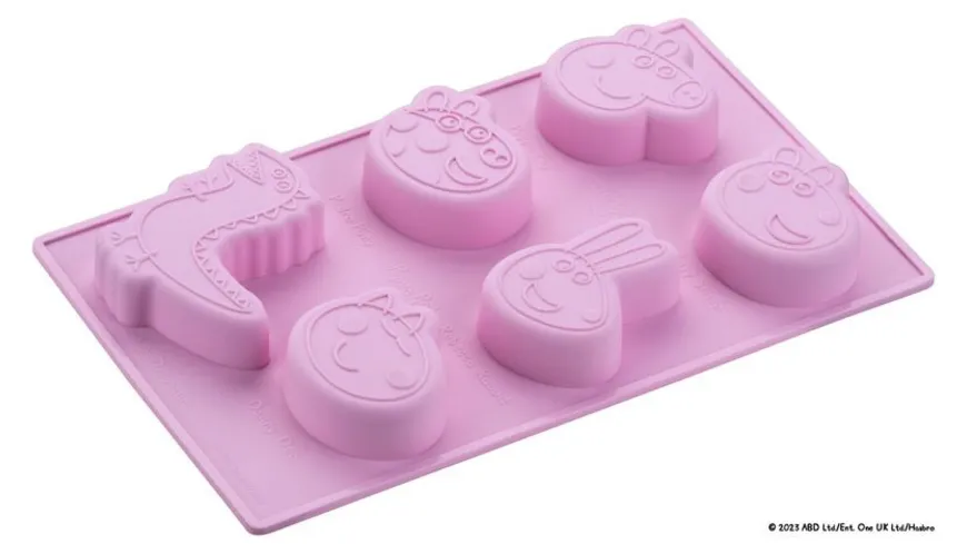 Dr.Oetker Silikonform Mini Küchlein Peppa pink