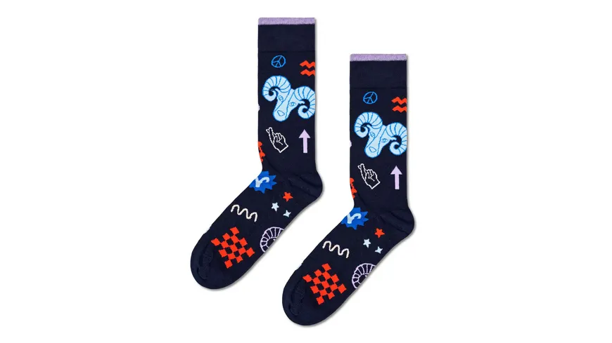 Happy Socks Unisex Socken Aries orange