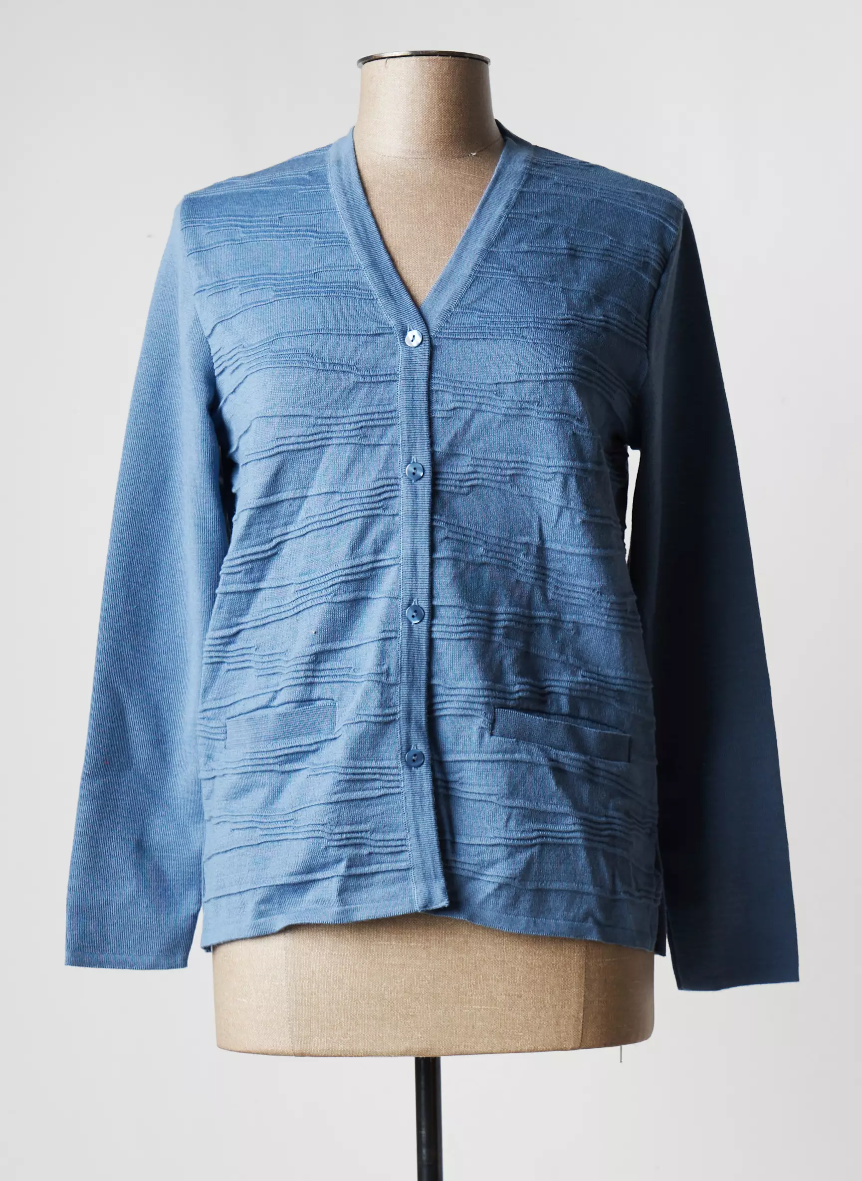 Eleane Cardigans Femme couleur bleu