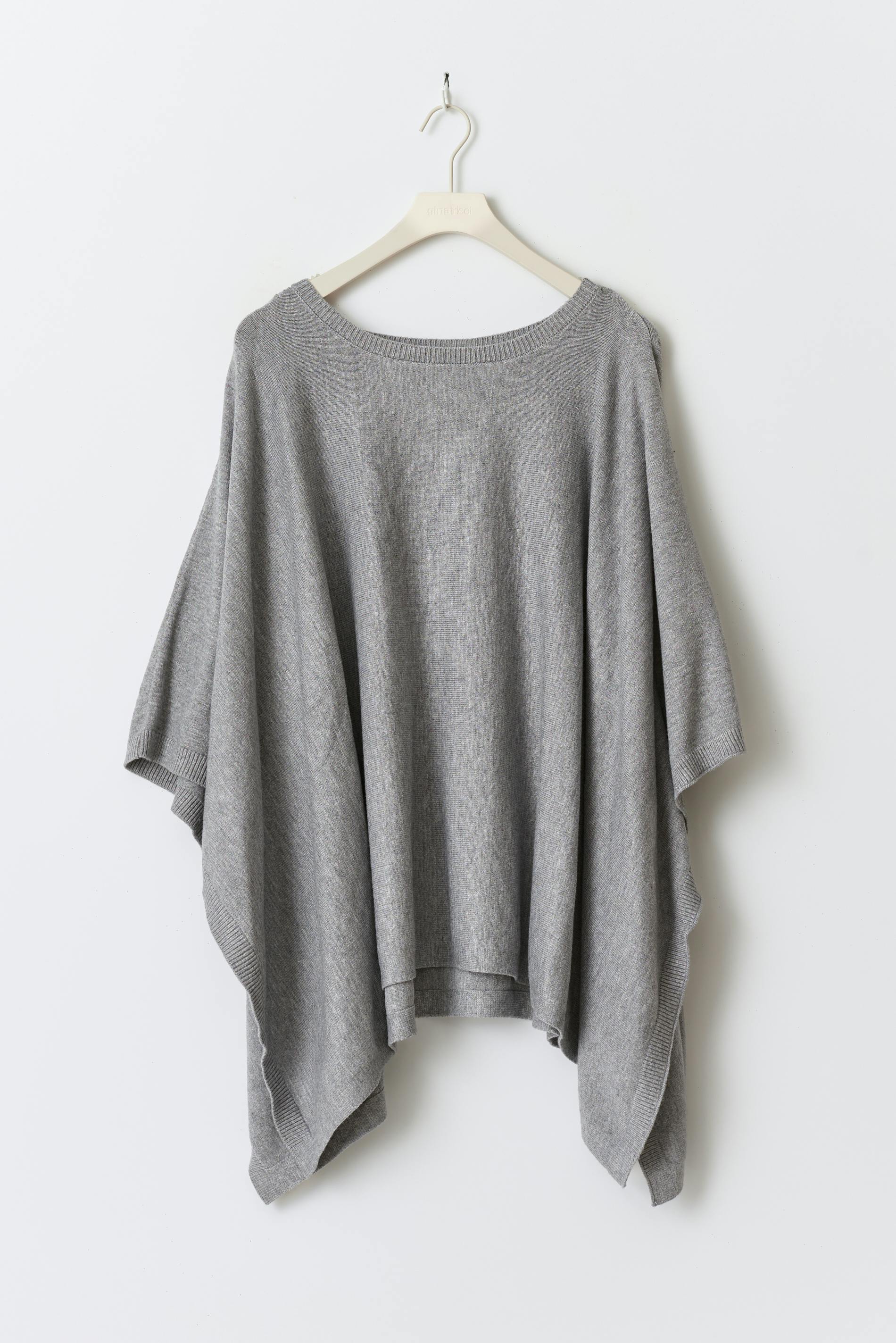 Knitted poncho