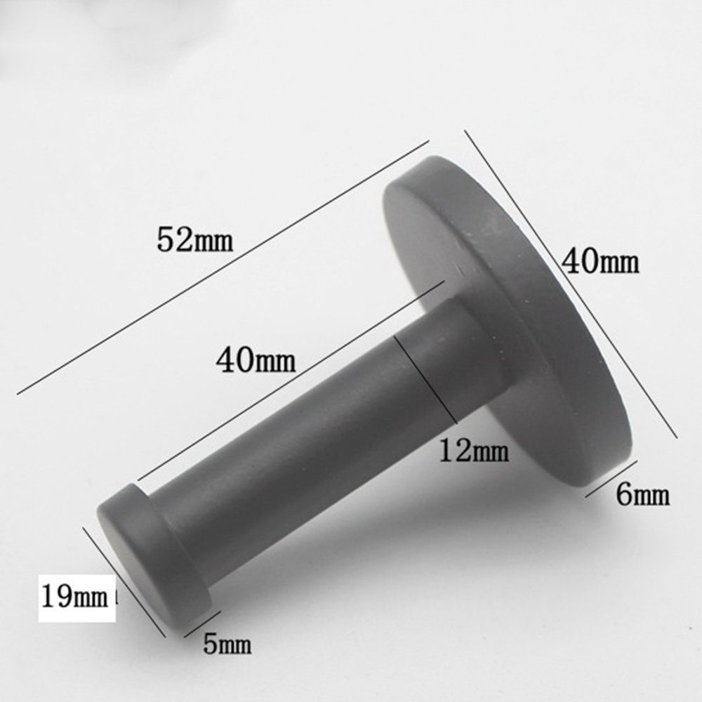 Houhence Wandhaken 2 Stück Metall Wandhaken Kleiderhaken für Bad & Küche Schwarz, (2-St)