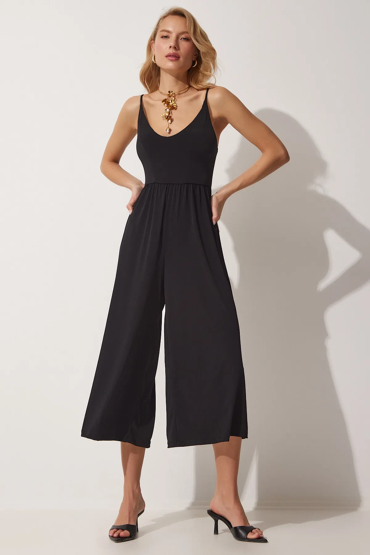 Happiness İstanbul  Jumpsuit - Schwarz - Regular Fit