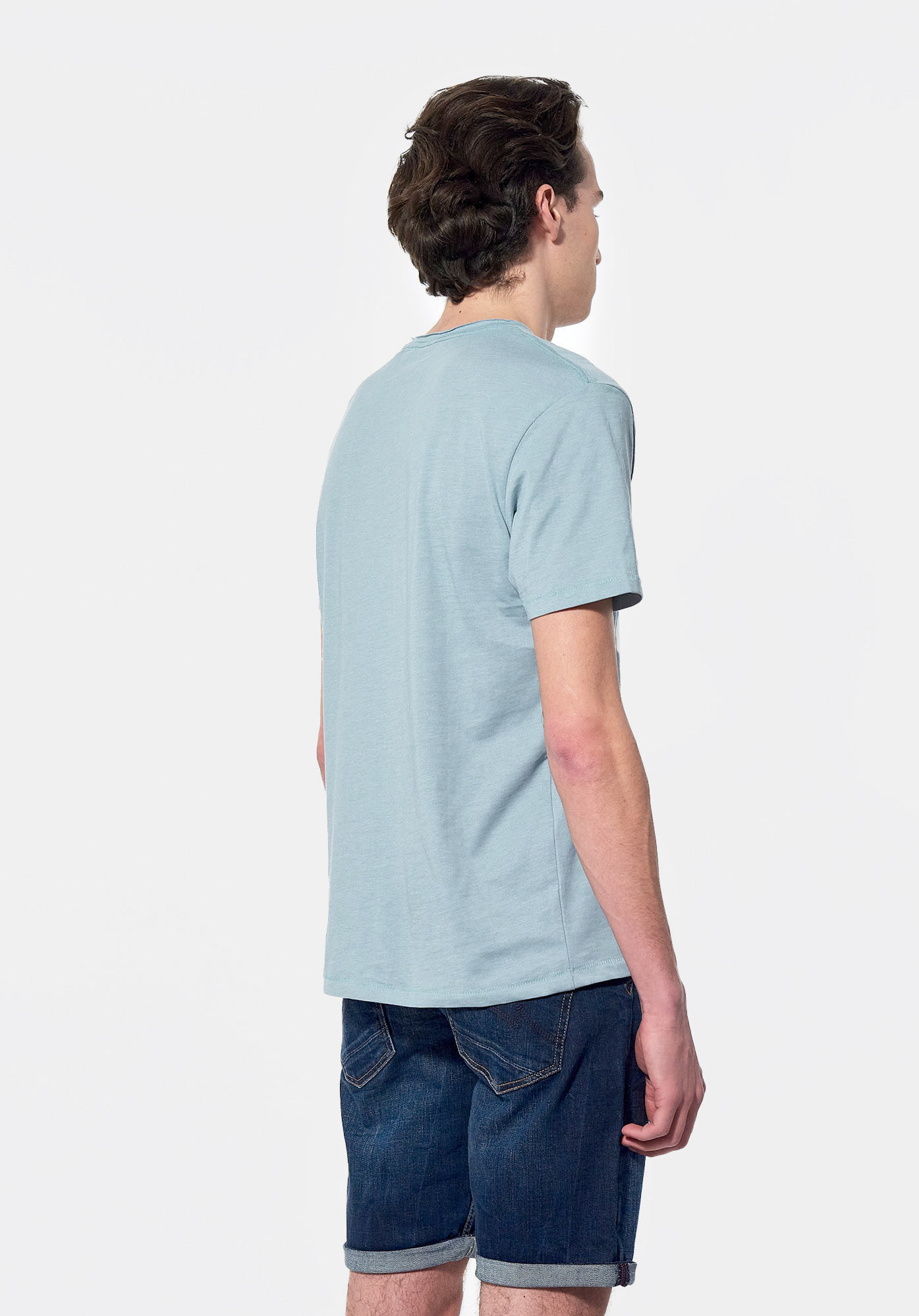 CARL   T-shirt bleu Homme
