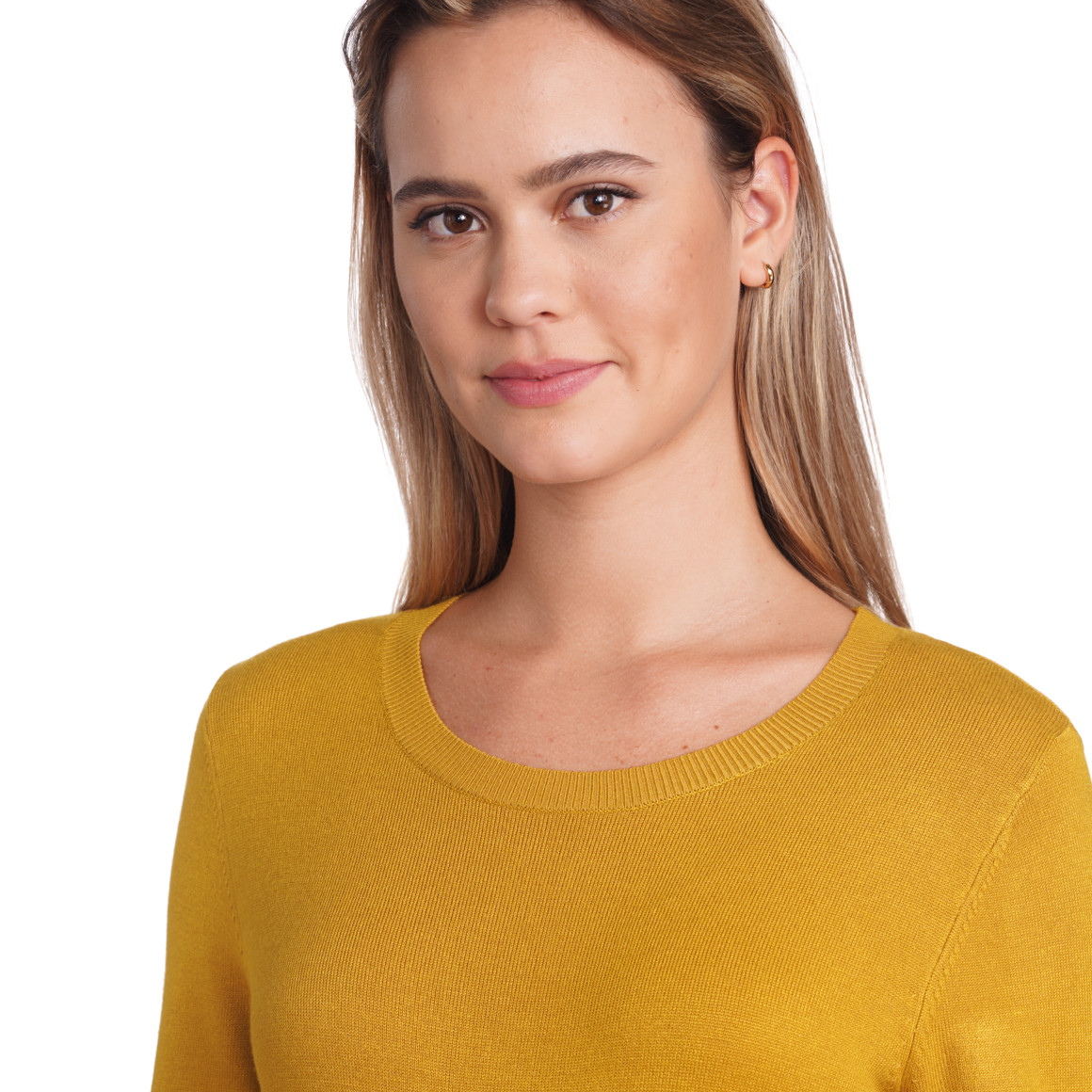Damen Feinstrickpullover mit Rundhals