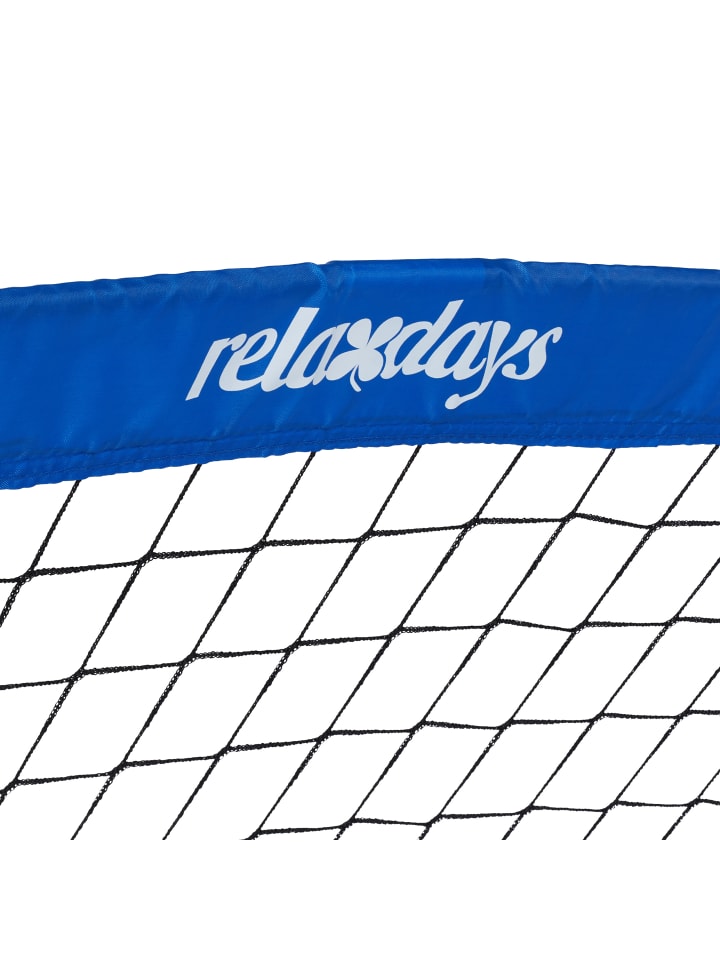 relaxdays Fußballtor in Blau/ Schwarz - (B)195 x (H)115 x (T)115 cm günstig kaufen onesize