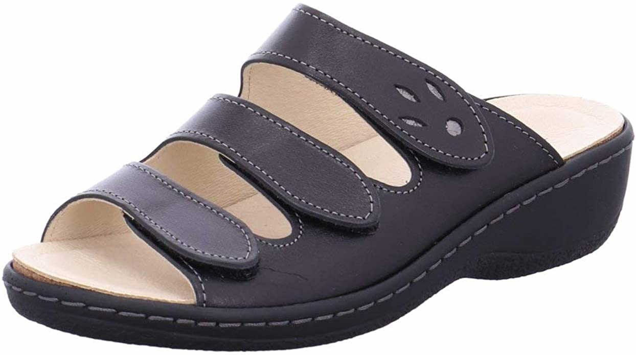 HASSIA Komfort Sandalen schwarz Beq-Pantl-Wörishf-30
