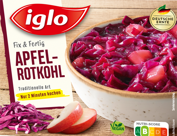 Iglo Apfel-Rotkohl traditionelle Art