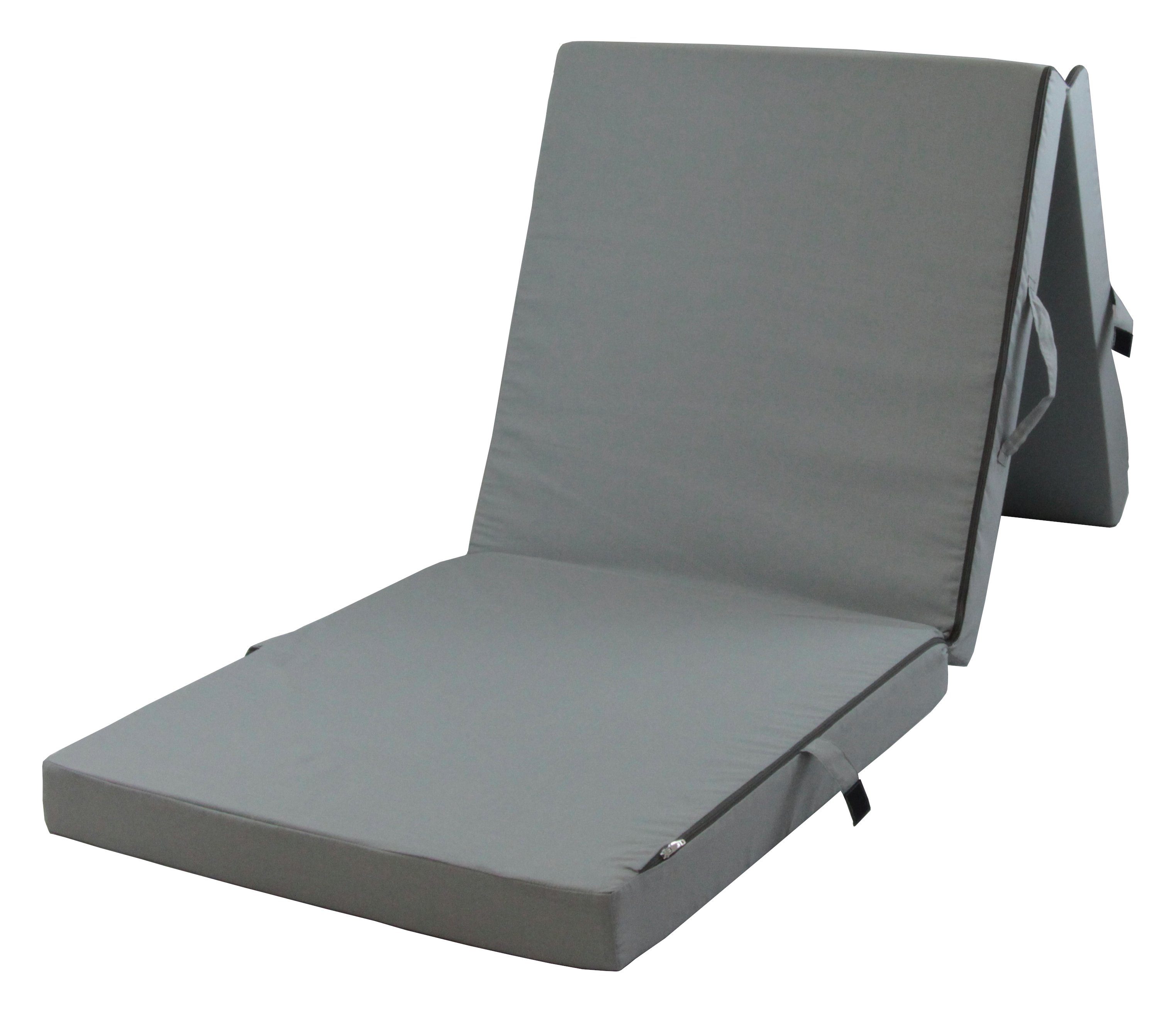 Klappmatratze Junior grau 190x60 cm Gästebett, Herlag