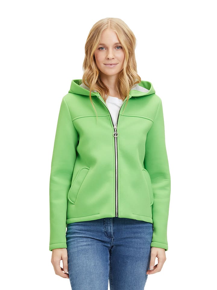 AMBER & JUNE Sweatjacke in Grün günstig kaufen