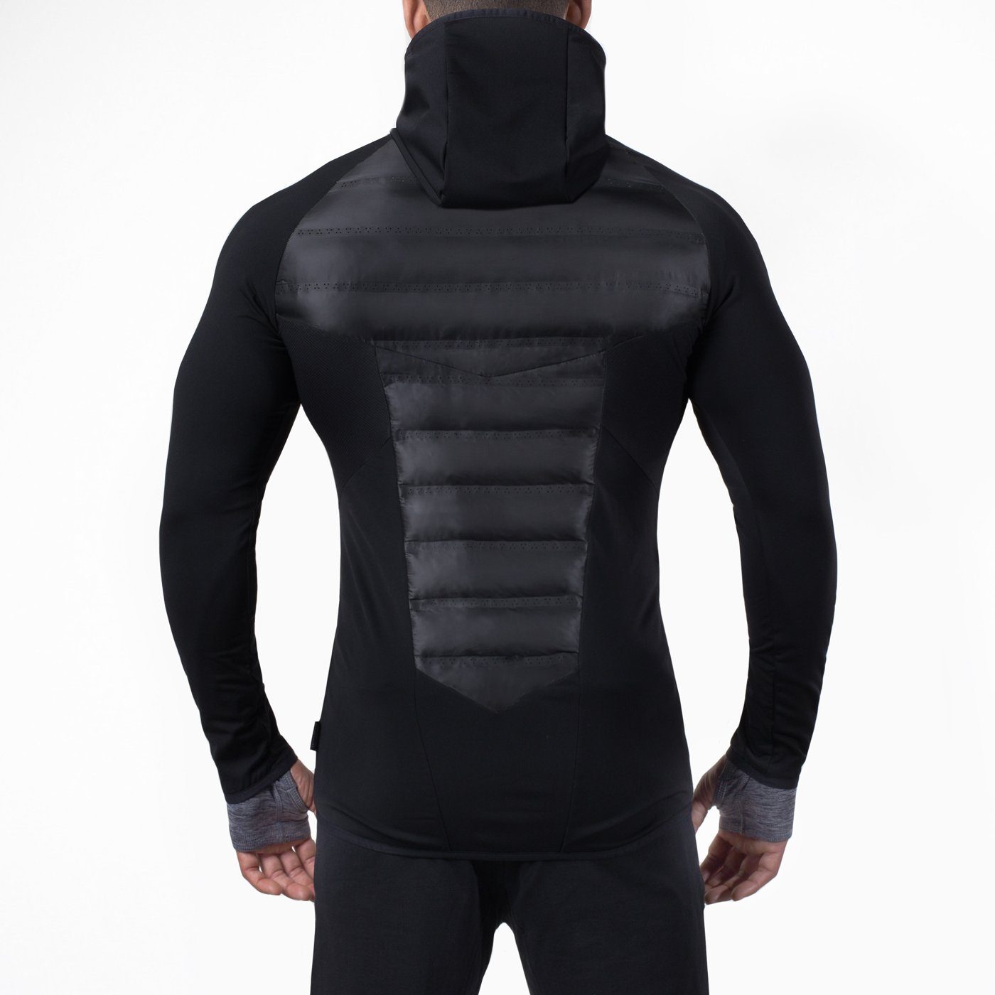 GYM AESTHETICS Funktionsjacke Ultrasonic Laufjacke für Herren Thermo-Managing