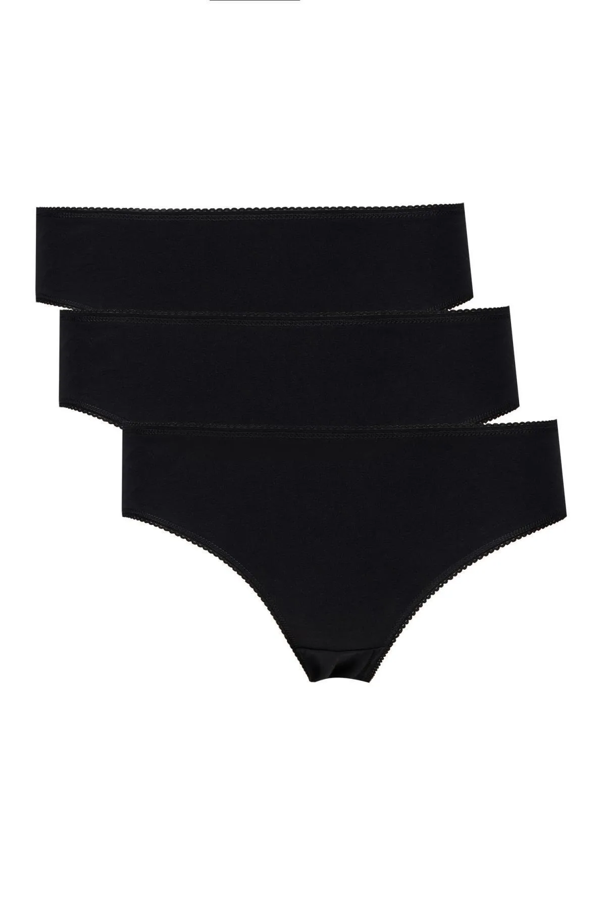 DeFacto  Fall In Love 3-teiliges Basic-Bikini-Höschen aus Baumwolle