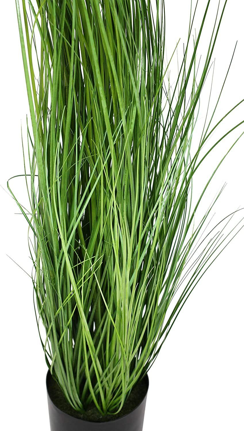 Kunstgras 120 cm hoch, künstliche Zierpflanze, Dekogras, täuschend echt Gras, Dekoleidenschaft, Höhe 120 cm
