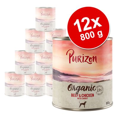 Sparpaket Purizon Organic 12 x 800 g
