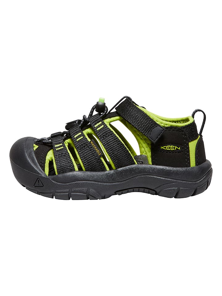 Keen Wandersandalen in Schwarz/ Grün günstig kaufen