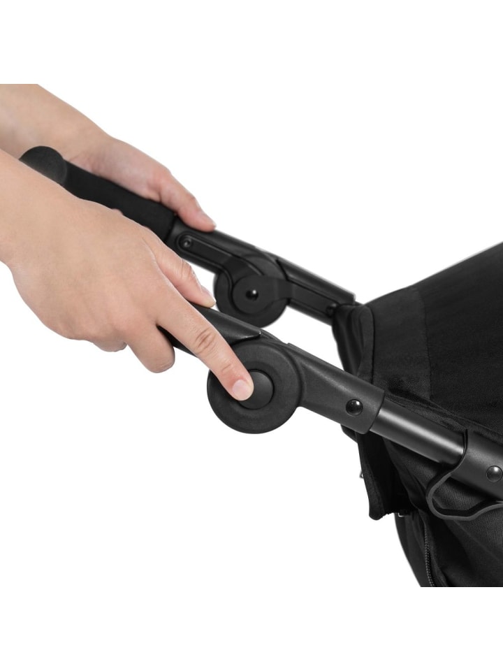 Hauck Buggy & Jogger Runner 2 (mit großen Luftreifen) - Black in schwarz günstig kaufen onesize