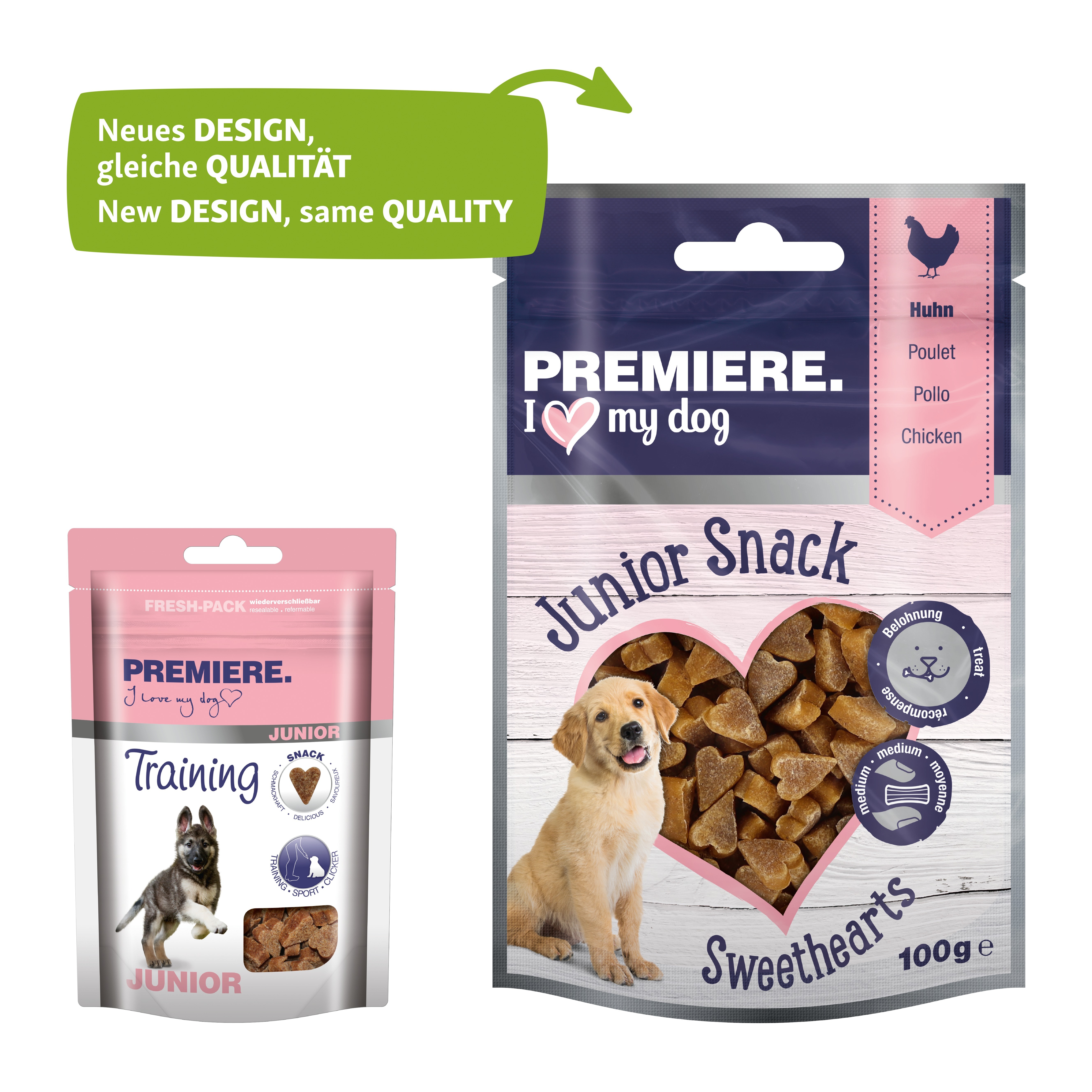 PREMIERE Snacks PREMIERE Trainingssnack Junior Huhn 6x100g
