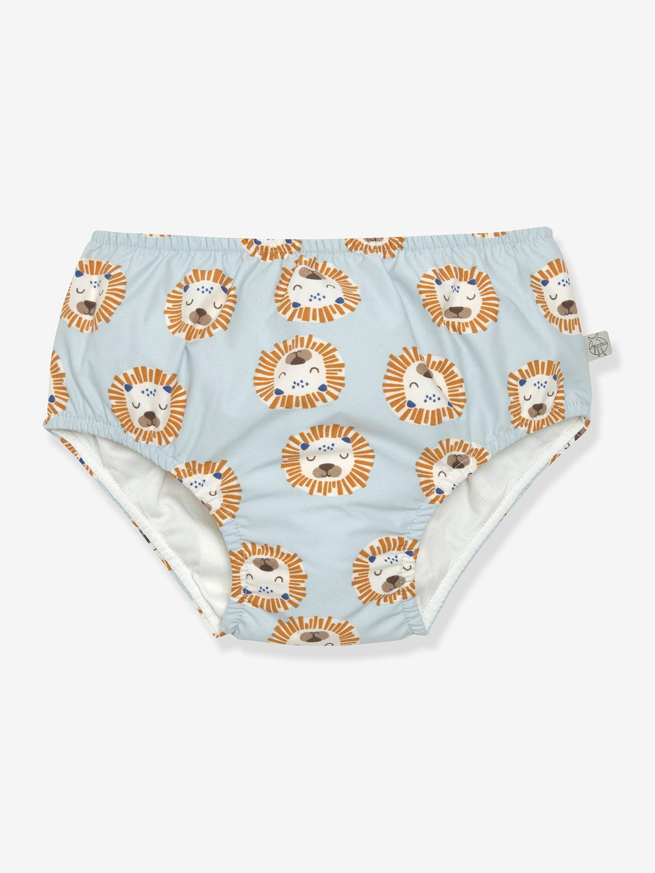 Lässig Baby Windelbadehose LÄSSIG - weiß bedruckt