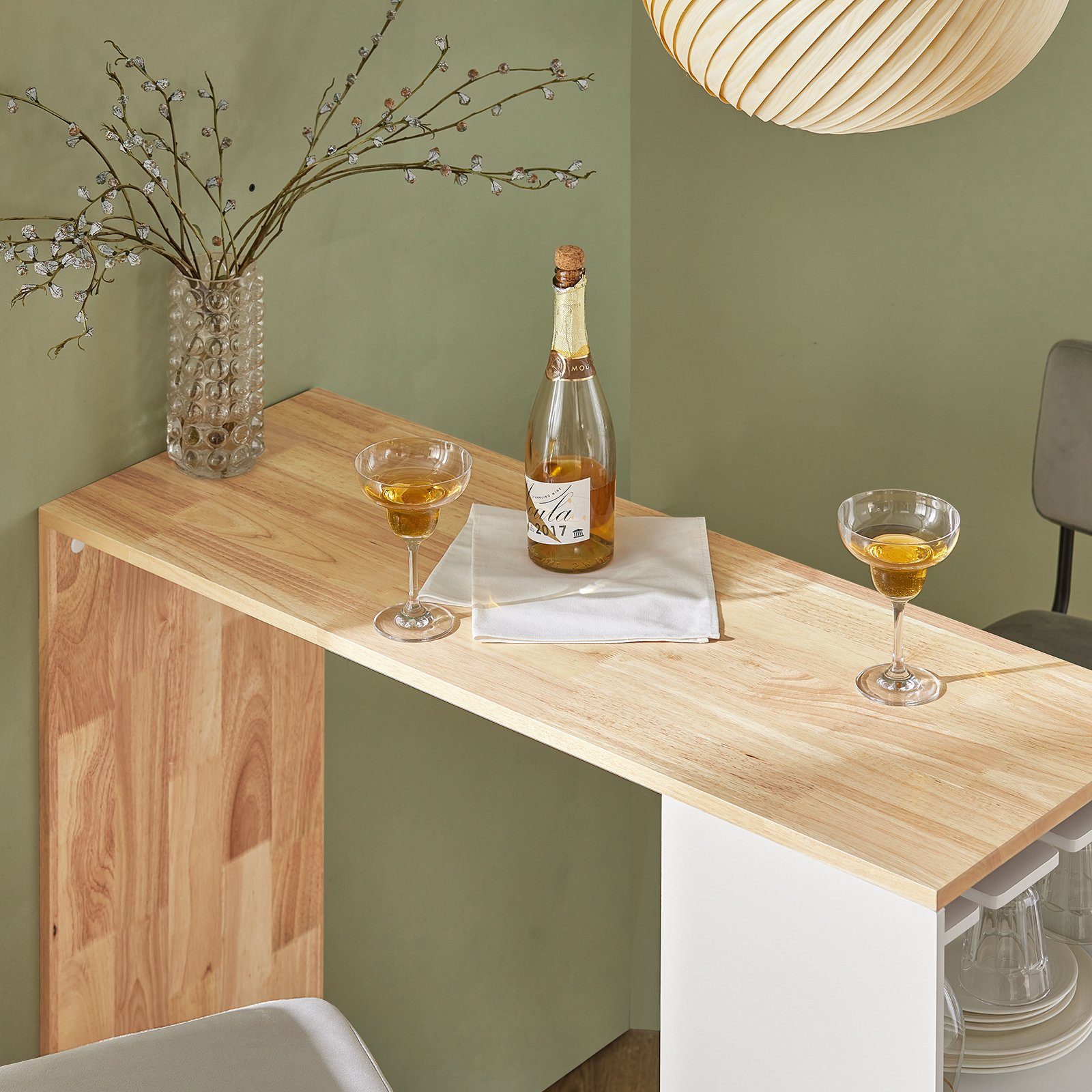 SoBuy Bartisch FWT99, Esstisch Balkontisch Küchentisch Bistrotisch Stehtisch Bartresen