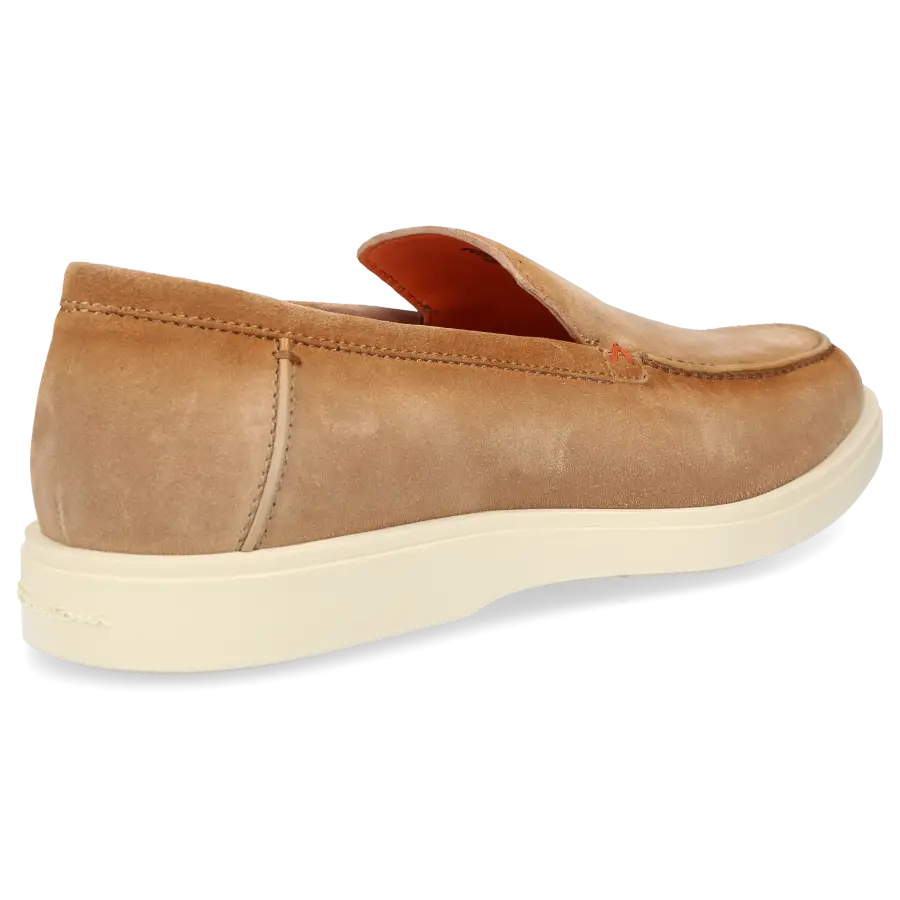 Santoni - Loafer MGDT17 Veloursleder - beige