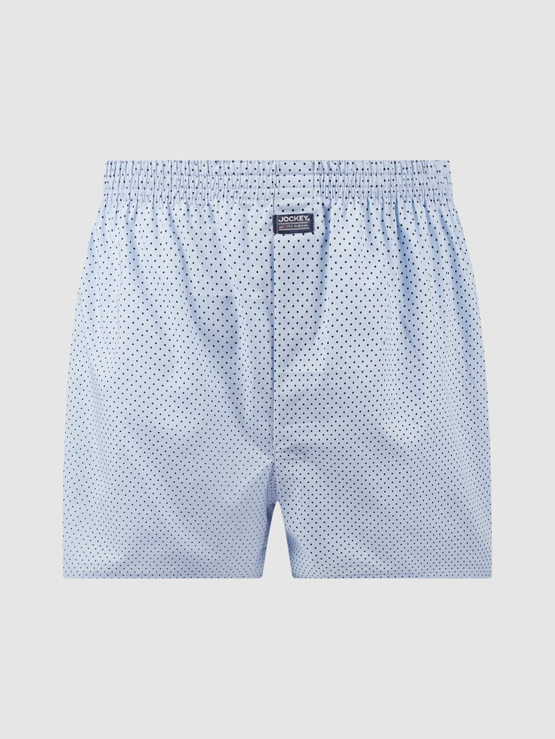 Boxershorts aus Baumwolle in hellblau
