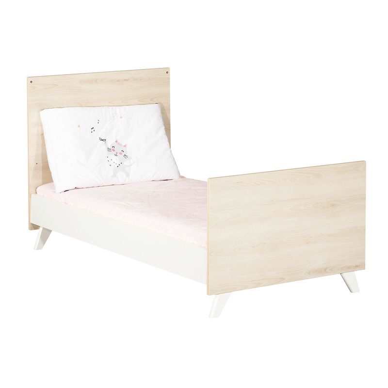 Lit bébé évolutif 140x70 Little big bed Scandi naturel
