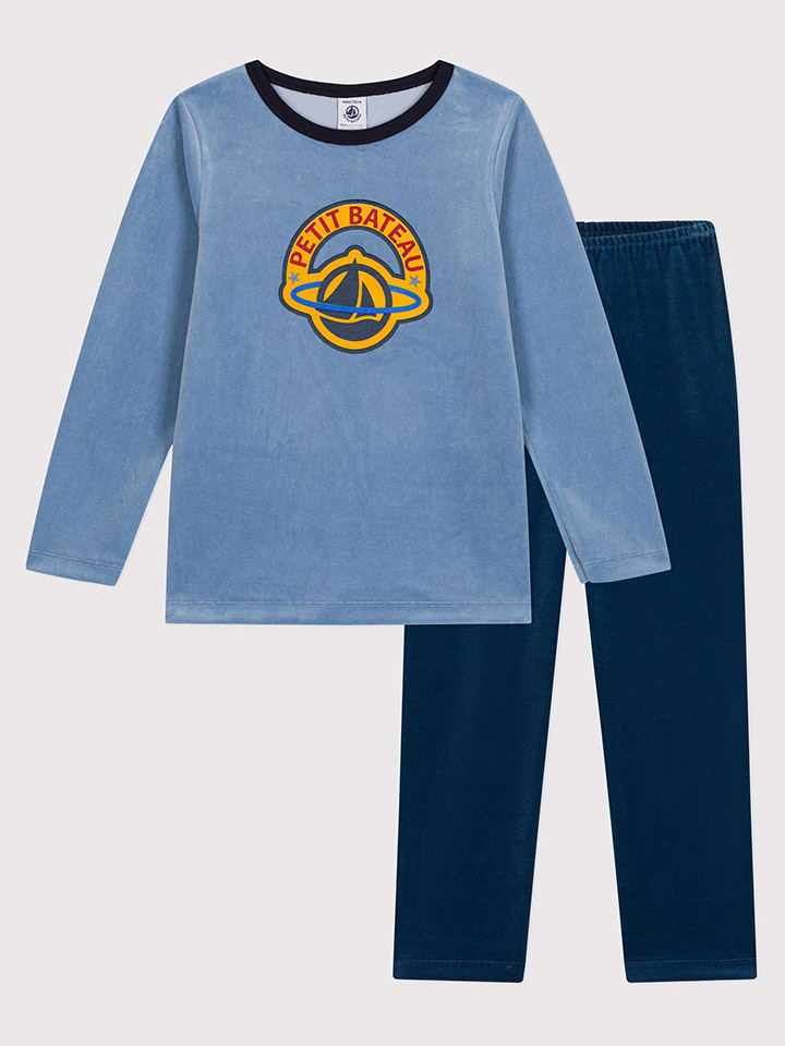 PETIT BATEAU Pyjama in Blau günstig kaufen