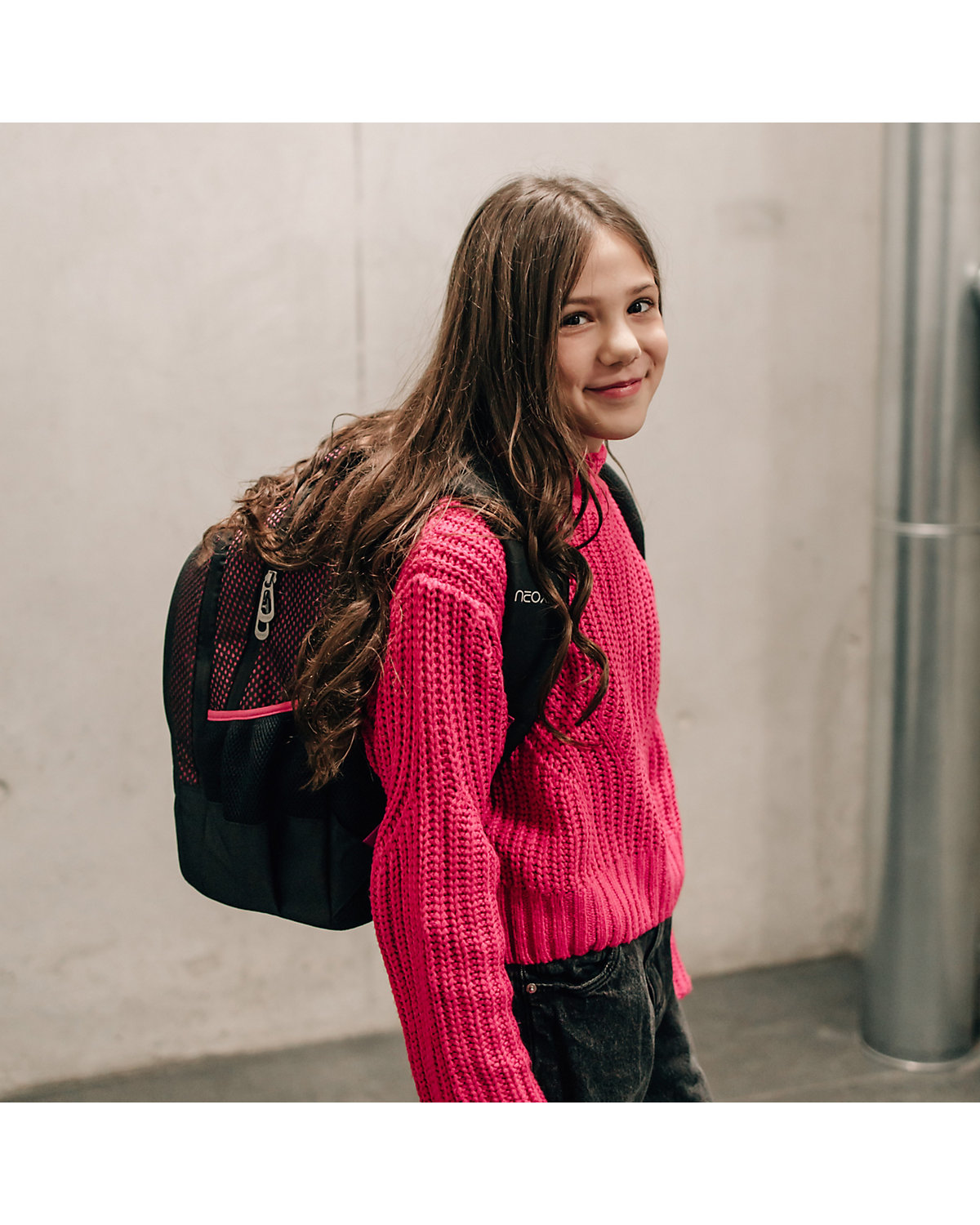 Schulrucksack Fly Crazy in mesh (2023)