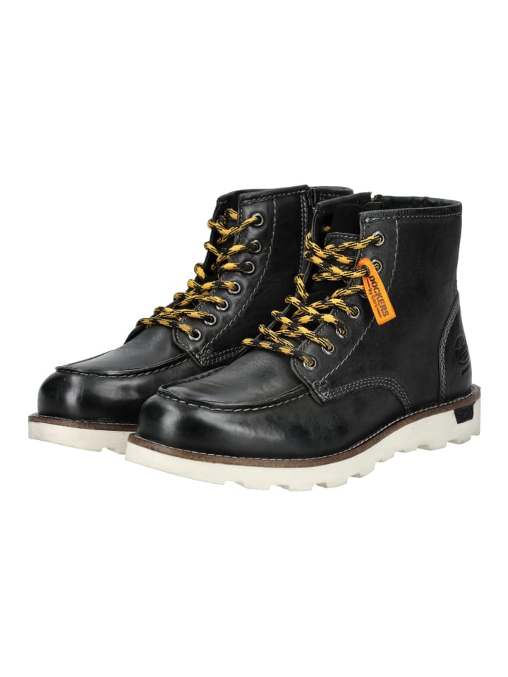 DOCKERS Stiefelette in Schwarz günstig kaufen